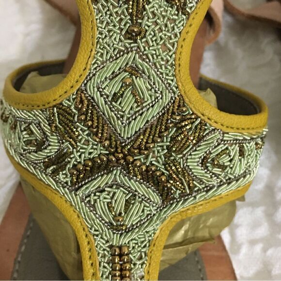 Meher Kakalia Embellished Sandals Size 37 ( 7 ) - Picture 6 of 10